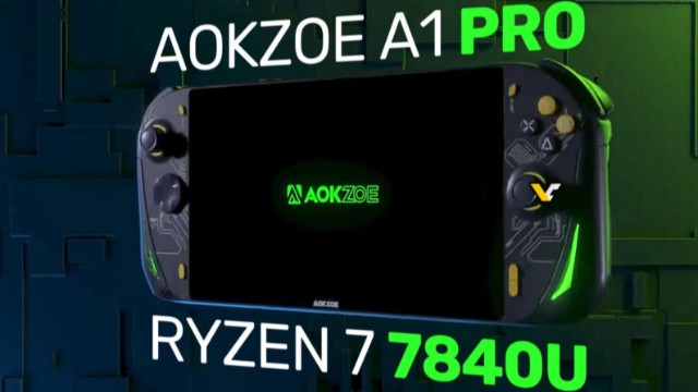 Консоль AOKZOE A1 Pro получит Ryzen 7 7840U на Zen4 и RDNA3