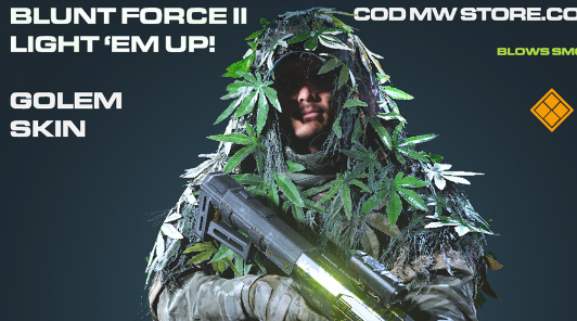 В Call of Duty появился костюм из конопли