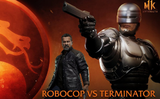 Mortal Kombat 11 — Кто-то отправится на свалку: Т-800 против Робокопа в новом трейлере Aftermath