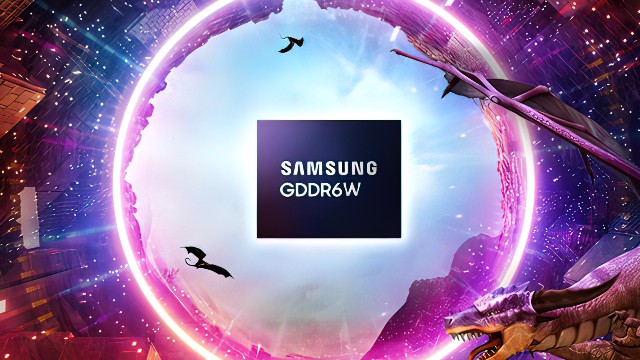 Samsung представили видеопамять GDDR6W с вдвое большим объемом