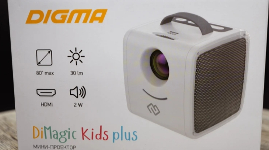 Обзор портативного проектора Digma DiMagic Kids Plus