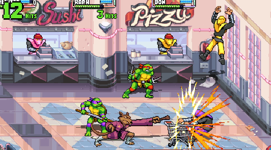 Состоялся релиз олдового beat 'em up Teenage Mutant Ninja Turtles: Shredder's Revenge