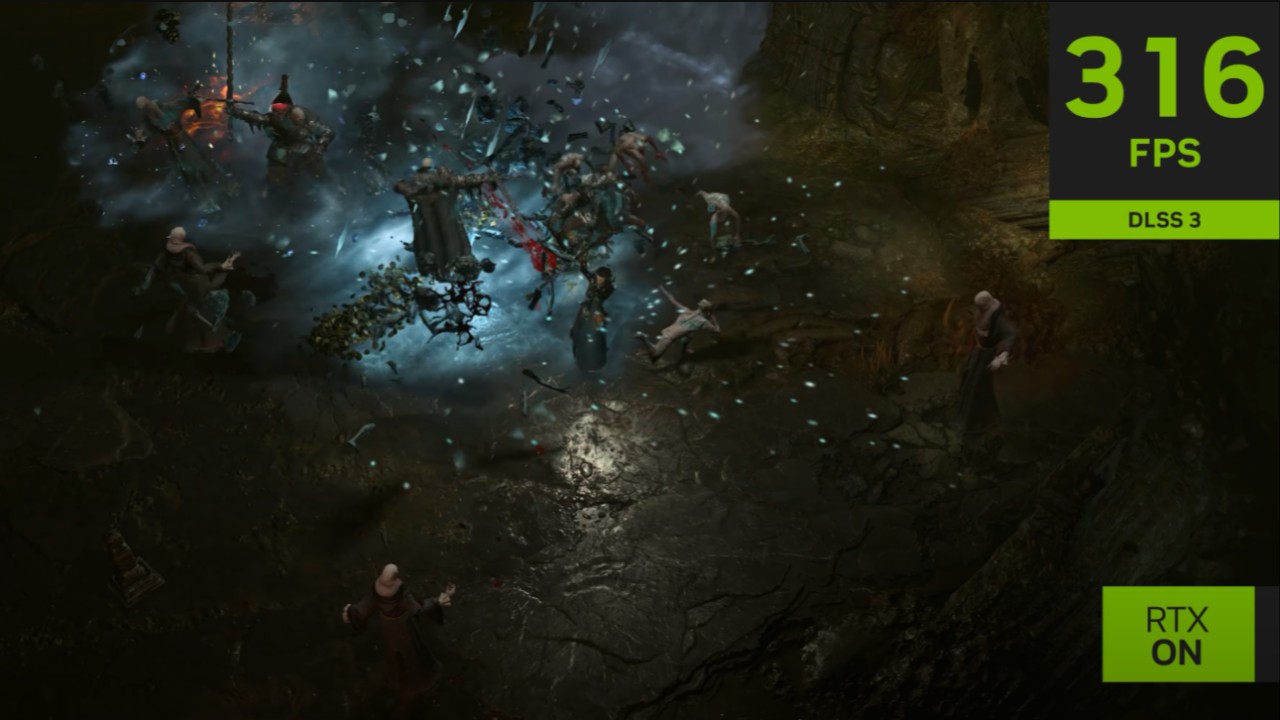 316 FPS в Diablo IV — игровой процесс от NVIDIA с DLSS 3