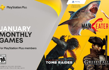 PS Plus в январе: Maneater, Shadow of the Tomb Raider, Greedfall