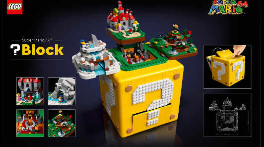 Обзор набора LEGO Super Mario 64 «Блок «Знак вопроса» из Super Mario 64»
