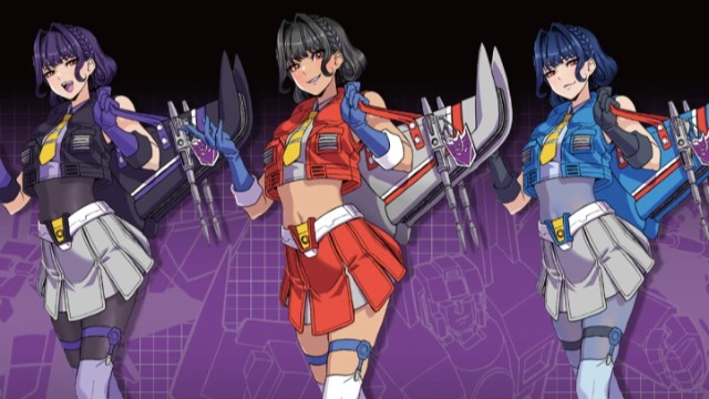 Тандеркрэкер и Скайварп присоединятся к Старскриму в виде милых девушек фигурок серии Transformers Bishoujo