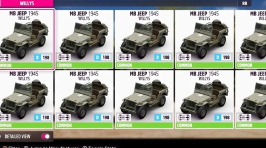 Игроки Forza Horizon 5 покупают внедорожник Willys Jeep, чтобы постоянно фармить награды