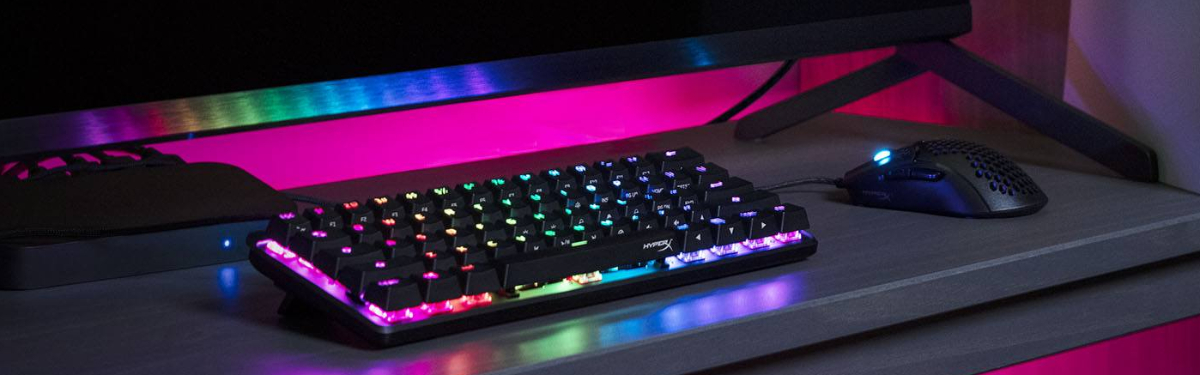 В продажу поступила игровая клавиатура Alloy Origins 60 от HyperX