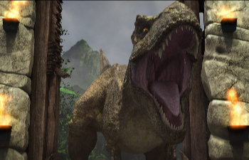 Тираннозавр вышел поиграть в трейлере мультсериала «Мир юрского периода: Лагерь мелового периода»