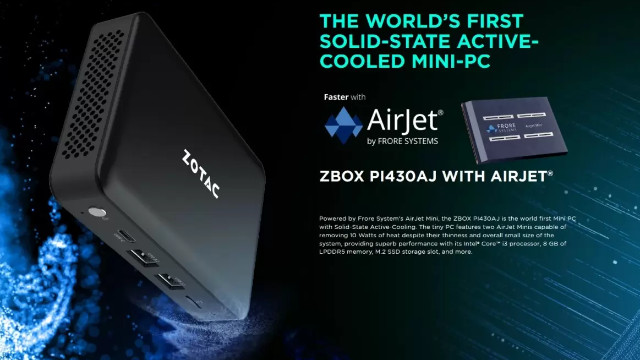 ZOTAC представила первый в мире ПК с ультразвуковой системой охлаждения