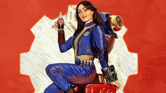 Стильная реклама «Ядер-Колы» на постерах сериала Fallout 